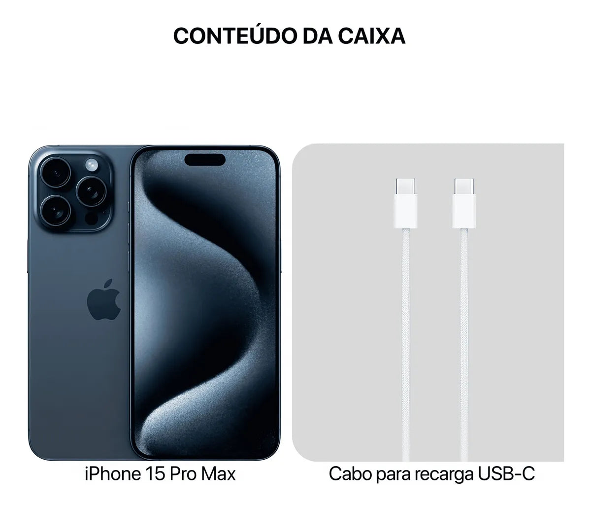Apple Iphone 15 Pro Max 256GB - Titânio Azul