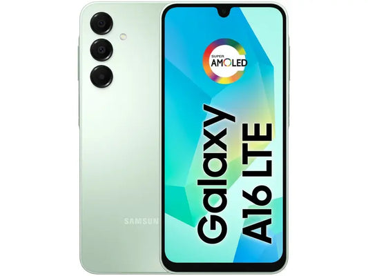 Celular Smartphone Samsung Galaxy A16 128GB Verde Claro 4GB RAM 6,7" FHD+ Câmera Tripla de até 50MP + Selfie 13MP Bateria 5000mAh
