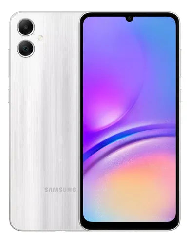 Celular Smartphone Samsung Galaxy A05, 128GB, 4GB RAM, Câmera 50MP, Tela 6.7", 4G, Prata