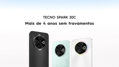 Smartphone Tecno Spark 30c 4G Dual Sim 256 Gb 8 GB Ram - 50 MP na Câmera Traseira